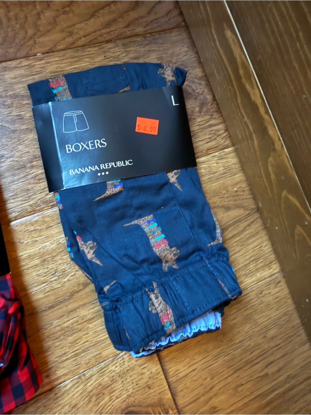 Banana Republic Men’s Black Boxer Briefs - Plaid & Pattern Assorted (7 pairs) - Picture 5 of 8